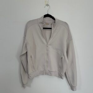 Zella Women's light Taupe Bomber Jacket